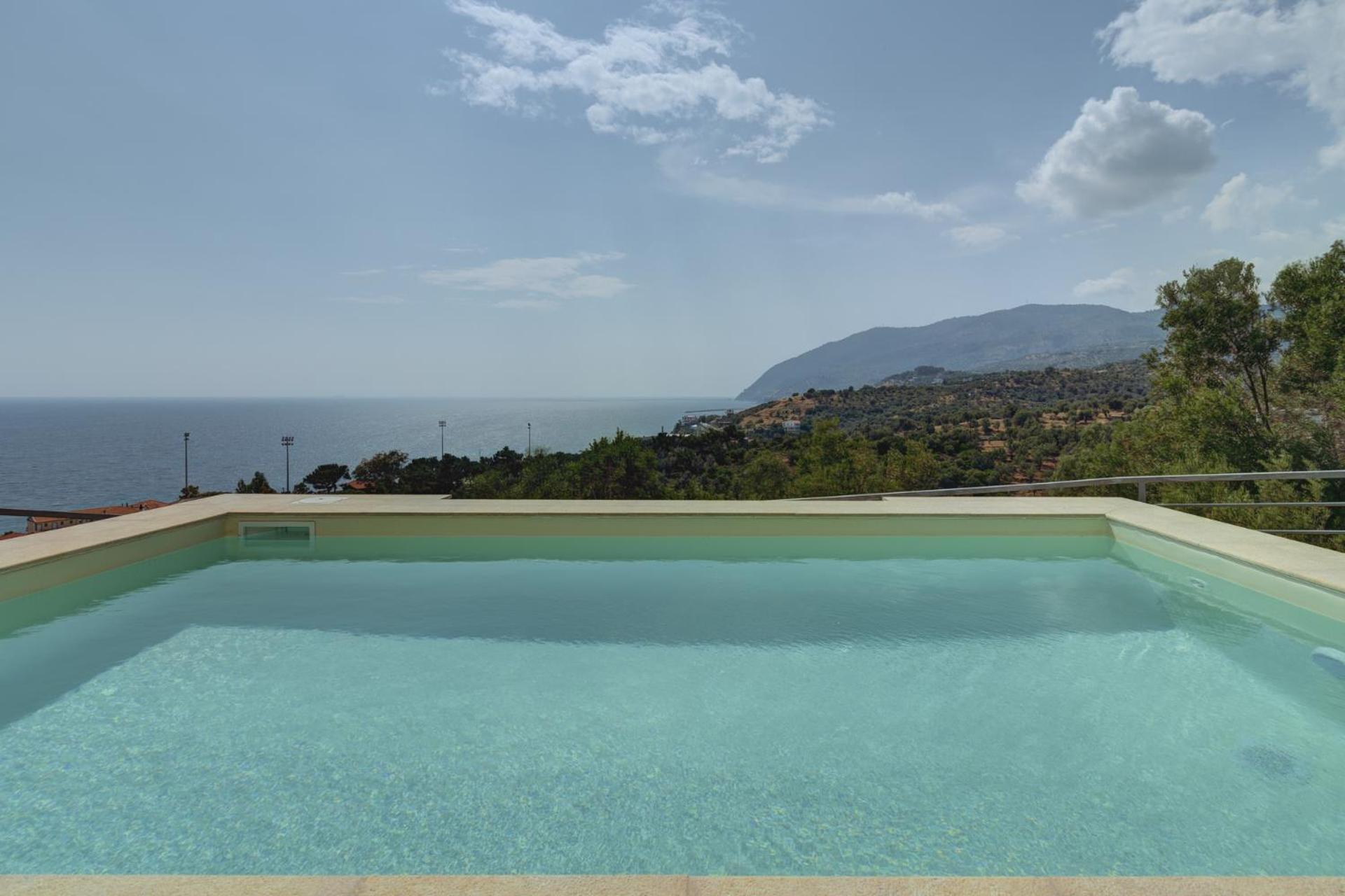 Ouzo Panoramic Houses 1, With Private Pool Plomari Exterior foto