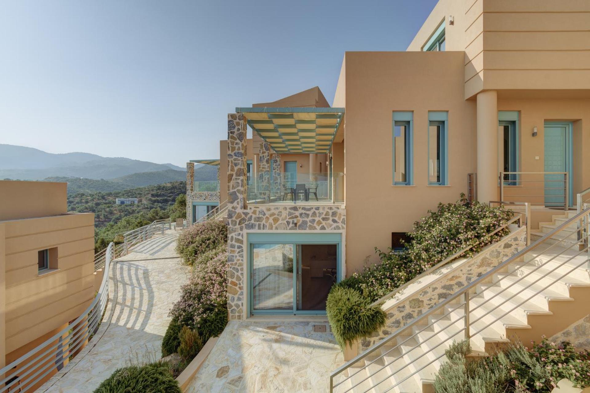Ouzo Panoramic Houses 1, With Private Pool Plomari Exterior foto